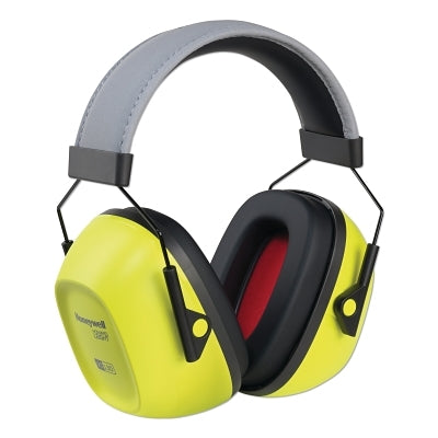 Honeywell 1035110-VS VeriShield 100 Series Passive Earmuffs 30 dB Over-the-Head Hi-Viz Yellow