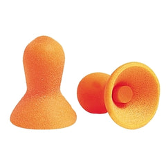 Honeywell QD1 Quiet Reusable Earplugs Orange Foam Uncorded 100 Pairs