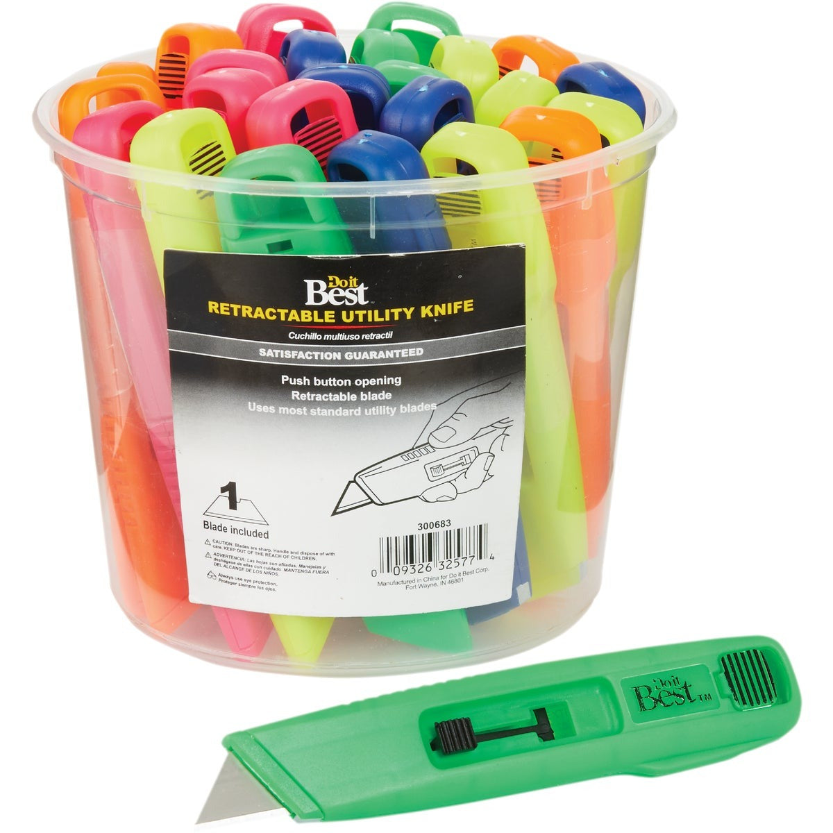 DO IT BEST Do It PRK25-DIB Retractable Utility Knife Set 25 Pack