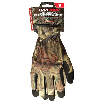 TRUE VALUE 9705-23 True Grip Utility Glove, Mossy Oak Camo, Large