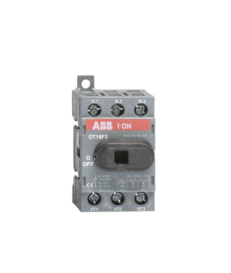 ABB OT16F3 600 VAC 20 Amp Open Non-Fusible Disconnect Switch - 3 Pole