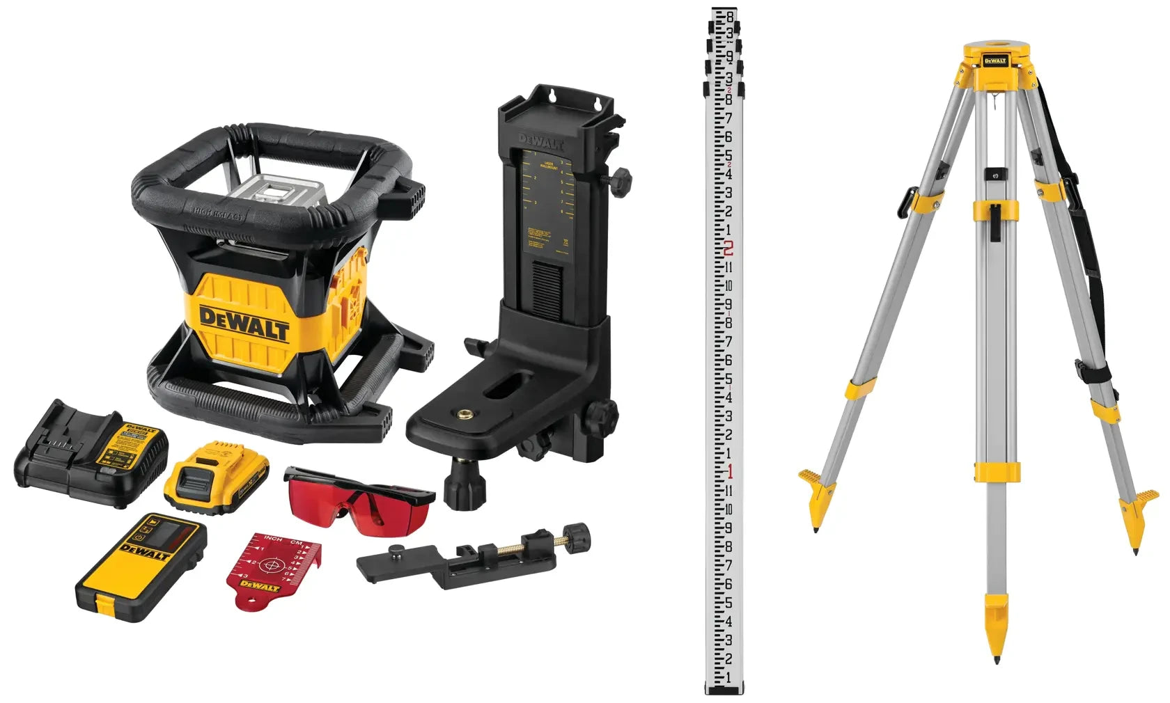DEWALT Dewalt DW079LRK 20V Rotary Laser Full Kit (Full Kit)