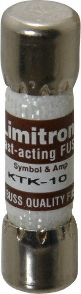 EATON Cooper Bussmann KTK-10 Cartridge Fast-acting Fuse 10A 600V