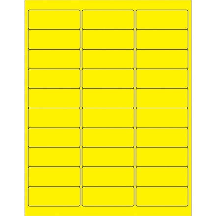 BSC PREFERRED Bsc Preferred LL405YE Fluorescent Yellow Temp Labels 3000