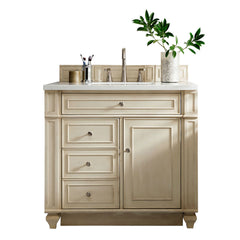 JAMES MARTIN VANITIES 157-V36-VV Bristol 36 Single Vanity Vintage Vanilla