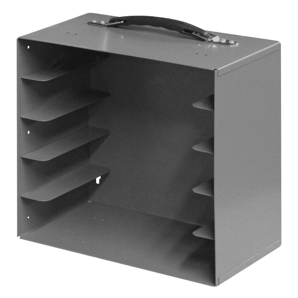 DURHAM MFG Durham 290-95 Small Parts Rack 5-bin Wall Mount