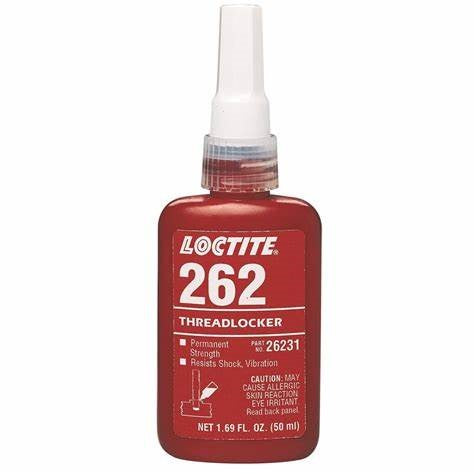 Loctite LOC26231 - Loctite #262 Thread Sealant, Medium to High Strength, 50 ml Bottle