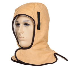 Weldas 23-7711 Winter Liner Heavy Duty Tan Twill Outer Sherpa-lined Neck Flap Severe Cold Protection