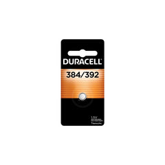 Duracell D384/392PK09 Button Battery, 1.55V, Silver Oxide, 1PK, 36/CS