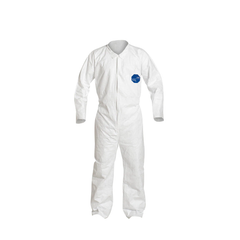 DuPont DUPTY120S2XL Tyvek Protective Wear Coverall with Zipper XX Large TY120S-2XL