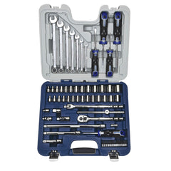 Williams 50602A 67-Piece 1/4-Inch Drive SAE and Metric Socket Set with Bits