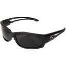 Edge Eyewear TSK236 Kazbek Torque Red E Matte Black Frame Safety Glasses with Polarized Smoke Lens