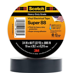 3M 7000006093 Super 88 Premium Vinyl Electrical Tape Roll 2 inches x 36 yards Replaces 54007-10356, 00054007103561