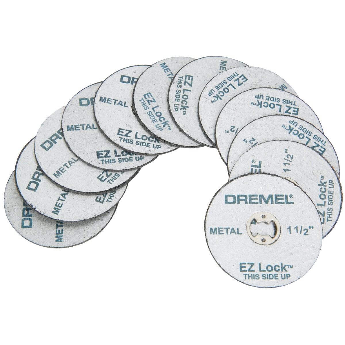 Dremel EZ456B-02 1-1/2 In. EZ Lock Metal Cut-Off Wheel (12-Pack) 00080596025823