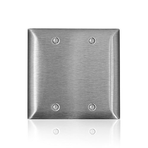 LEVITON Leviton Telcom SL23 C-series 2-gang Blank Wallplate