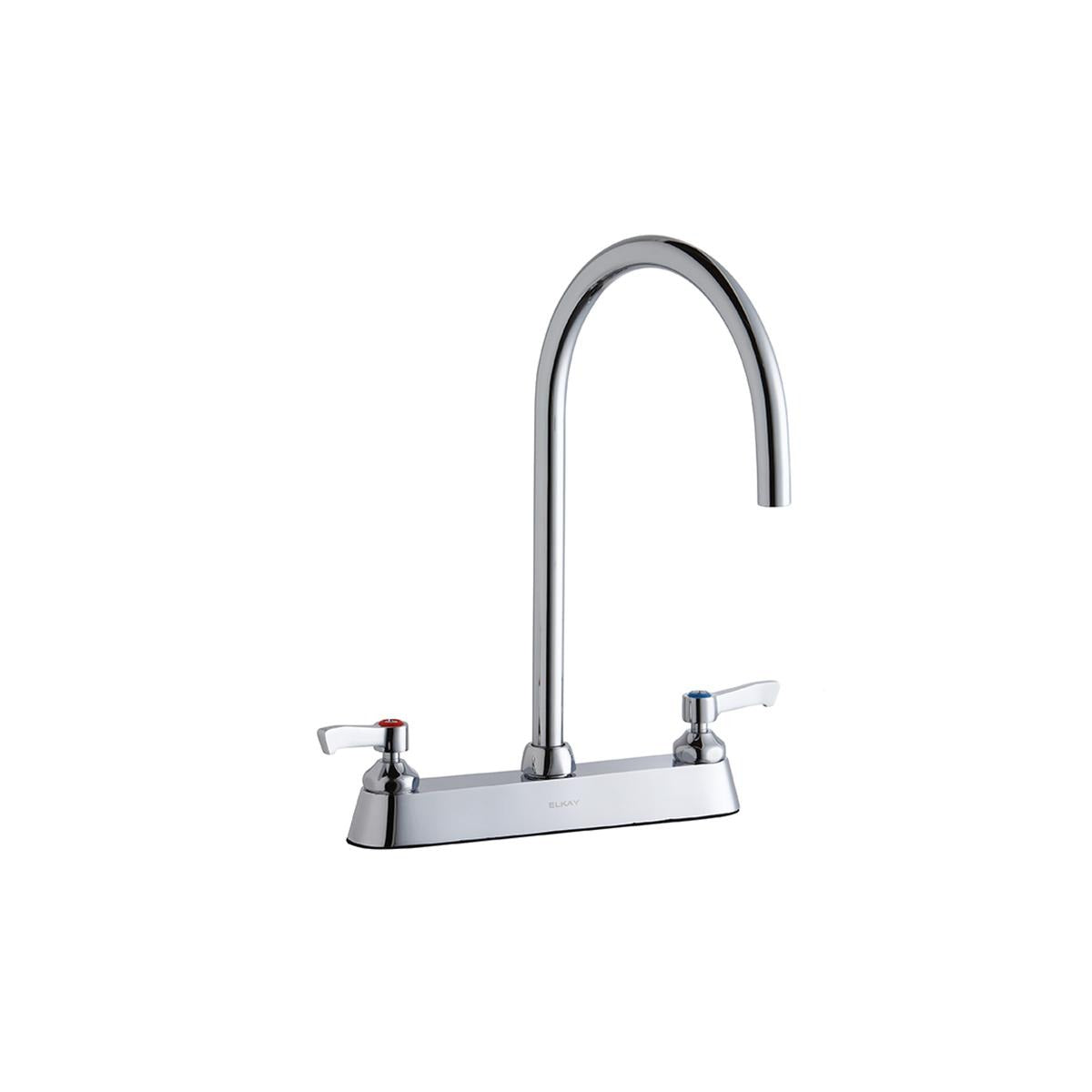BSC PREFERRED Bsc Preferred LK810LGN08L2 Laminar Flow Gooseneck Faucet