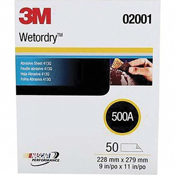 3M 3M 7000118291 Sanding Sheet 500 Grit Silicon Carbide