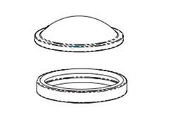 Pentair 640046 Intellibrite 5G LED Light Spa Light Lens and Gasket Assembly