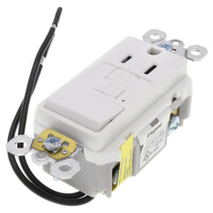 Pass & Seymour 1597SWTTRWCCD4 1-Pole Combination Rocker Switch & GFCI Single Receptacle Device