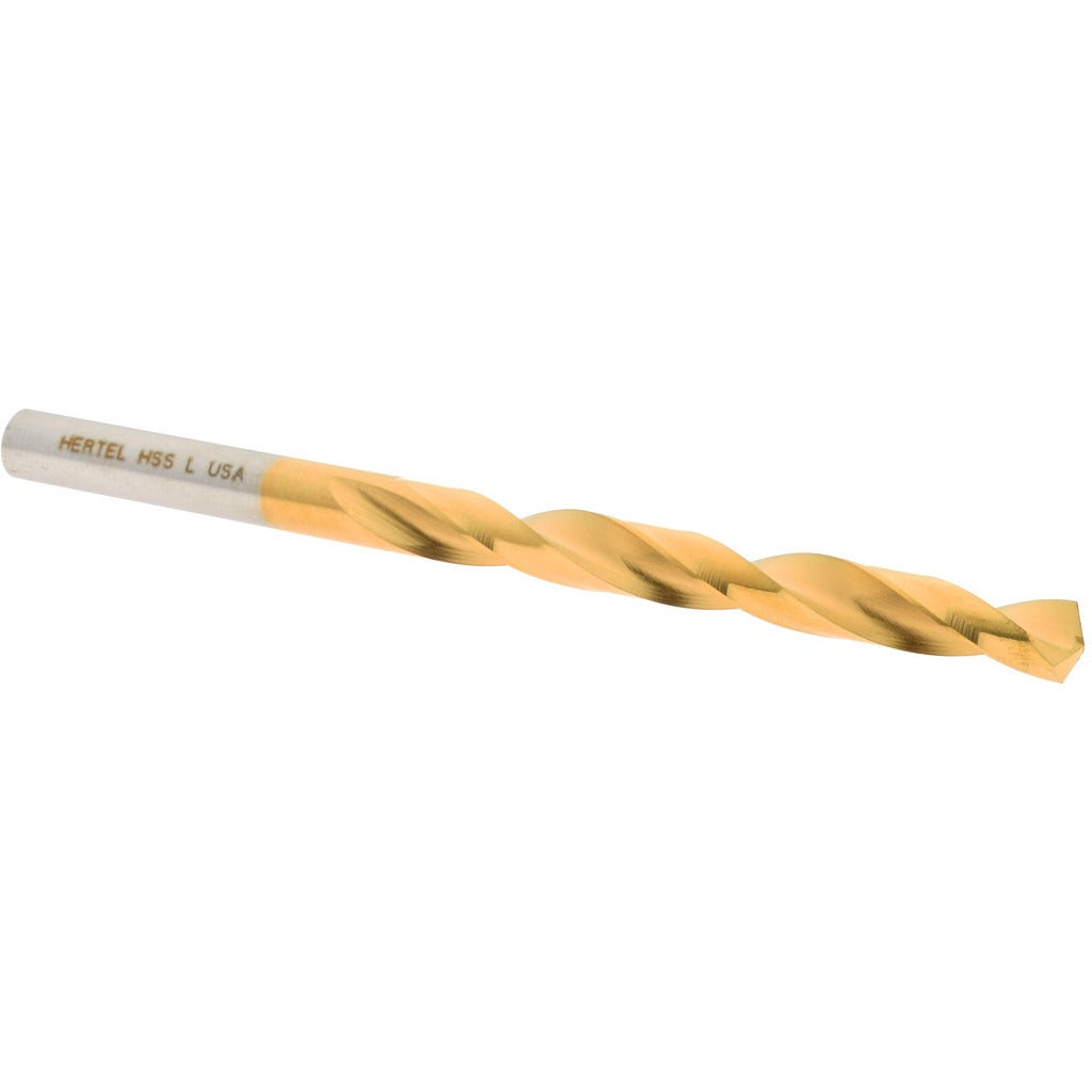HERTEL Hertel 66693854 Jobber Drill Bit Letter L 0.290 in Hss Tin