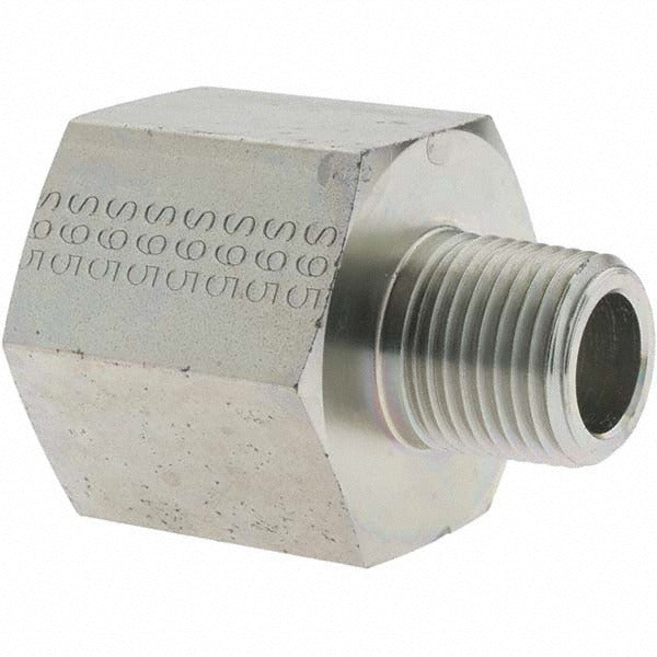 PARKER Parker PT-00048 Pipe Adapter 1 in X 1/2 in Mnptf Fnptf Steel