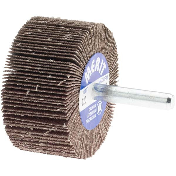 MERIT Merit Abrasives 08834137372 Mounted Flap Wheel 120 Grit