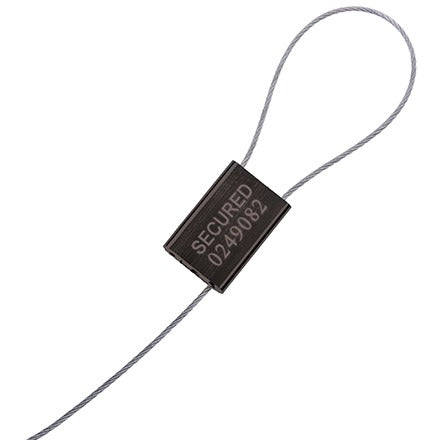 BSC PREFERRED Bsc Preferred SE1050B Steel Security Cable Seals 100-pack