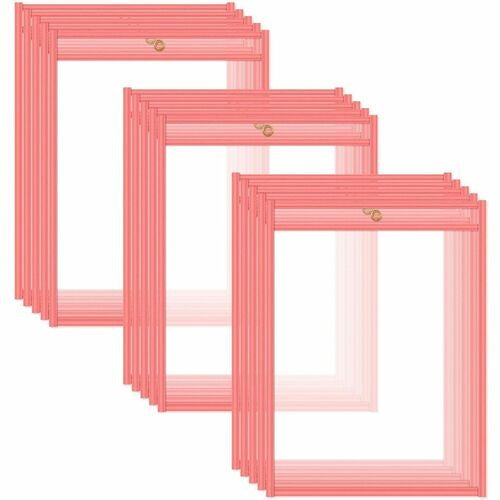 C-LINE C-line CLI43912 Shop Ticket Holder 9x12 Neon Orange
