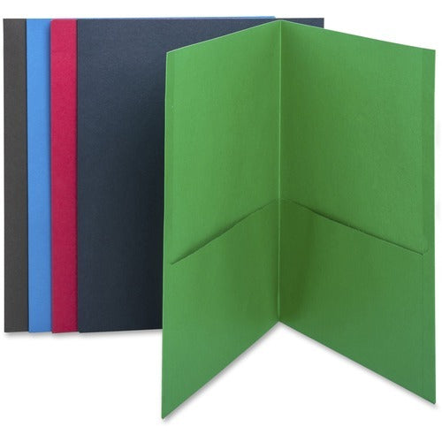 BUSINESS SOURCE Business Source BSN78502 2-pocket Folders Letter Size 25pk