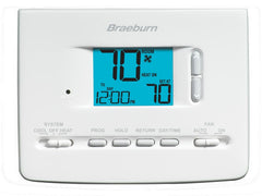 Braeburn 2020NC Builders Series Programmable Thermostat 1 Heat/1 Cool