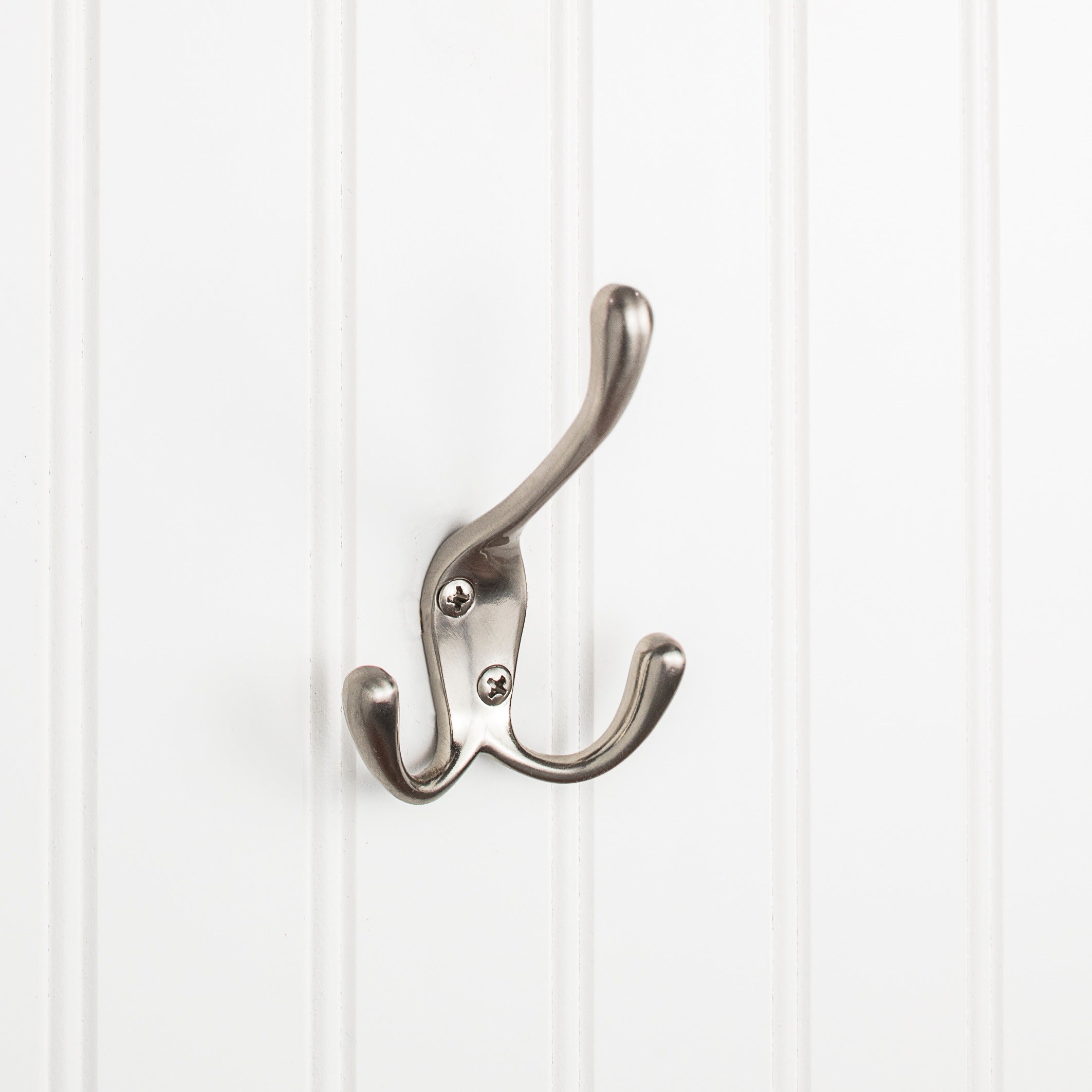 ELEMENTS Elements YT40-400SN Triple Prong Wall Hook Satin Nickel