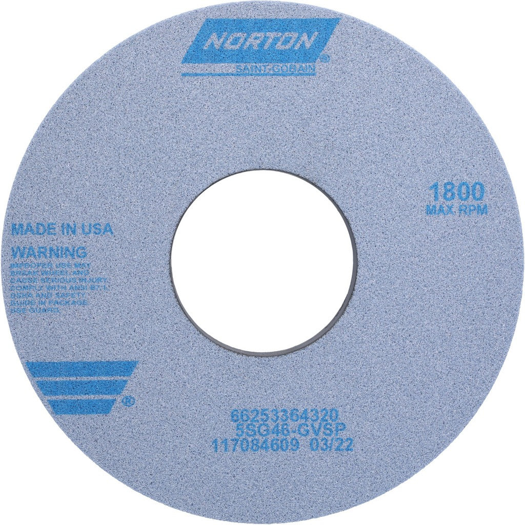 NORTON Norton 66253364320 Surface Grinding Wheel 14in 46 Grit