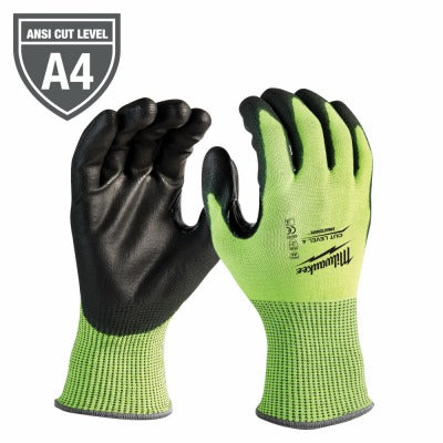 MILWAUKEE Milwaukee 48-73-8941 Cut Level 4 Hi-vis Gloves Medium