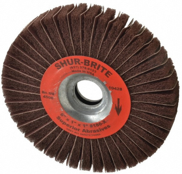 SUPERIOR ABRASIVES Superior Abrasives A009146 Flap Wheel 180 Grit 6x1 in