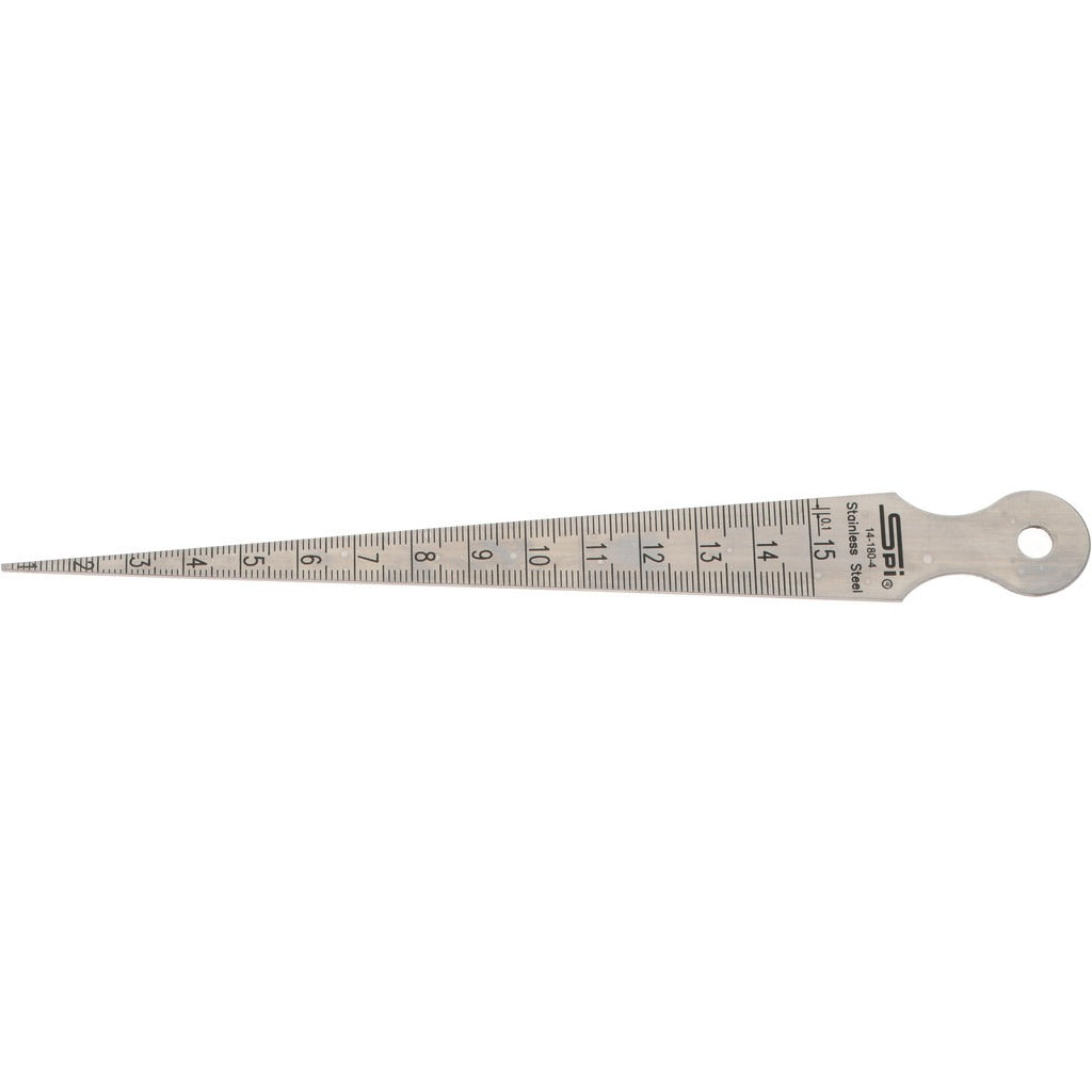 SPIROTHERM Spi 14-180-4 Taper Gage 1 Leaf 1/32 to 5/8 Inch Range