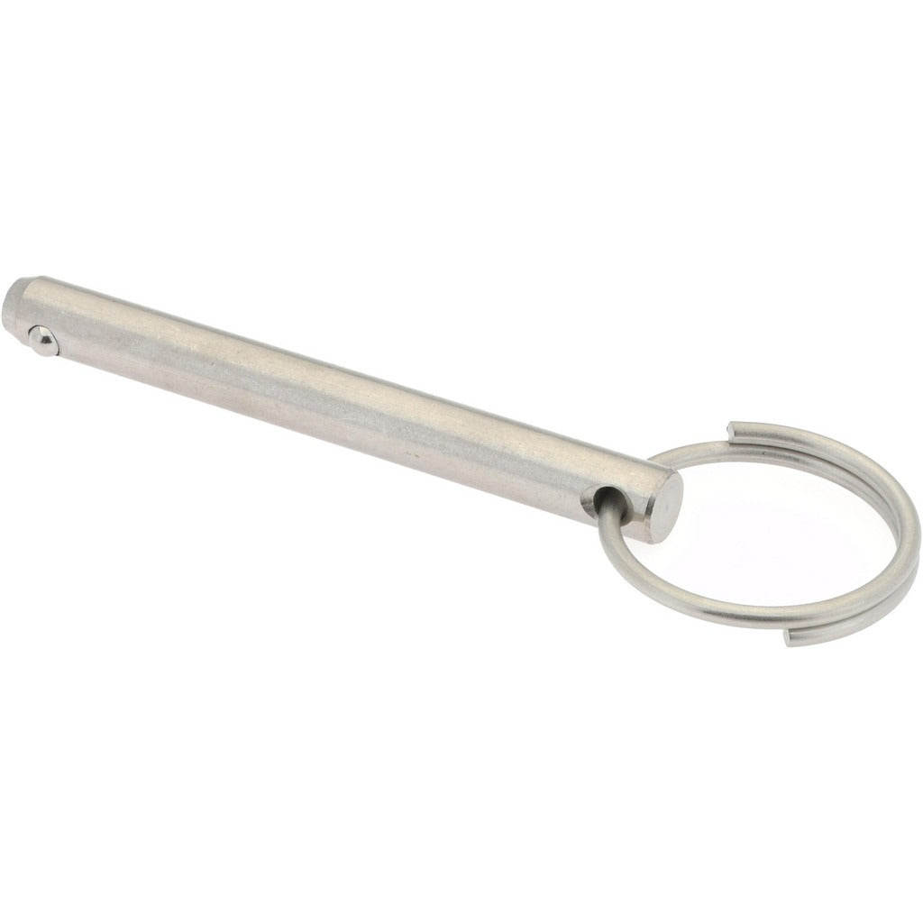 GIBRALTAR Gibraltar mrq-ss-1055 Ball Lock Hitch Pin 1/4 in Stainless