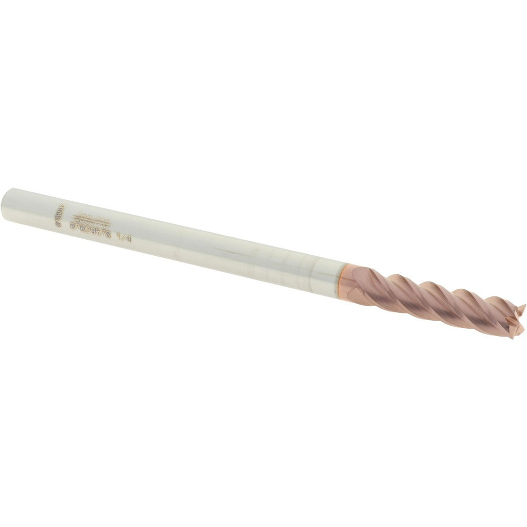 ACCUPRO Accupro 12183479 Square End Mill 1/4 in 4 Flute Solid Carbide