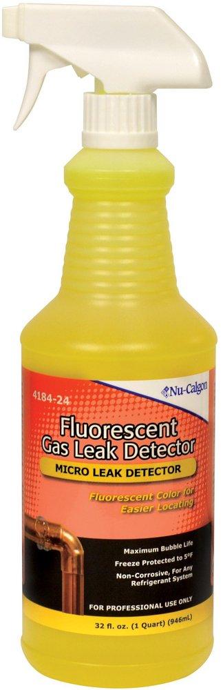 Nu-Calgon 4184-24 Fluorescent Gas Leak Detector Quart Spray Bottle