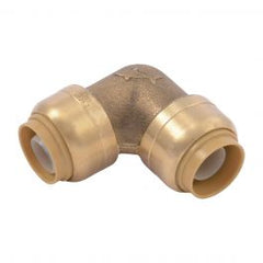 Sharkbite UR248 Push-To-Connect Ends 90 degree Elbow 1/2 PTC x 1/2 PTC Brass Replacement UR248