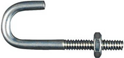 NATIONAL HARDWARE National Mfg N232-868 Zinc J-bolt 10 Pack