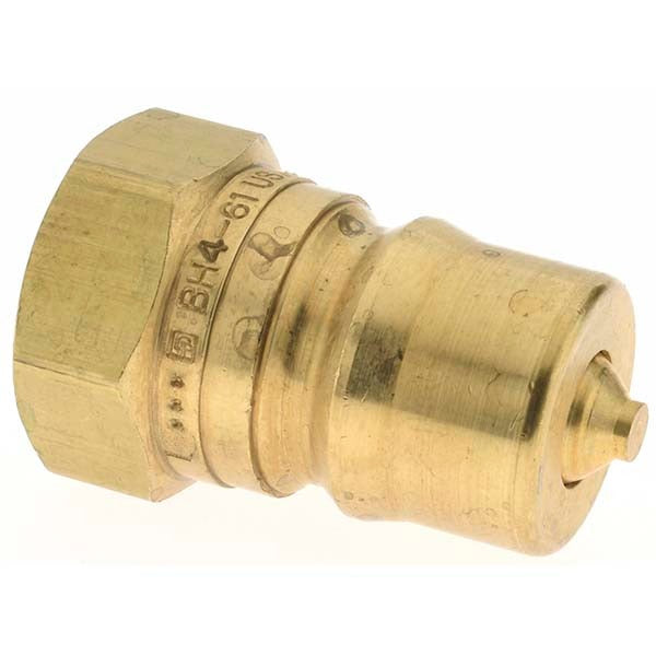 PARKER Parker PQ-00015 Hydraulic Hose Coupler 3500 Psi Nptf Brass