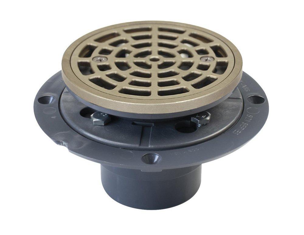 Sioux Chief 821-200PNR Shower Drain 2 in Hub Plastic Nickel Bronze