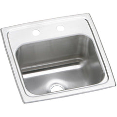 Elkay BPSR153 Celebrity 15 x 15 in. 3 Hole Stainless Steel Drop- Bar Sink