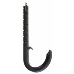 Oatey 33756 J Hook Hanger 2 x 7 Inch ABS Black