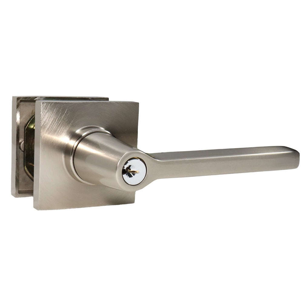 EMTEK Emtek 5122HLOUS15RH Helios Lever Keyed Entry Satin Nickel