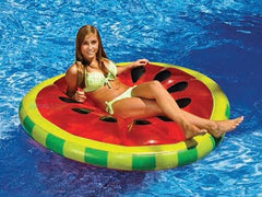 Swimline 90544 Watermelon Slice Inflatable Floating 60 Island