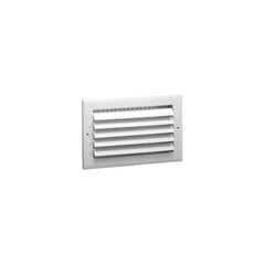 Hart & Cooley A611MS-12X6W Register A611 Sidewall/Ceiling Adjustable Curved Blade 1 Way White 12 x 6 Inch Aluminum