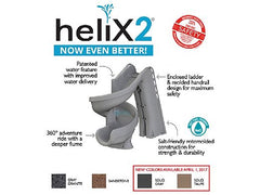 S.R.Smith 640-209-58120 Helix2 Pool Slide | 360 Degree | Standard Gray