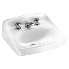 American Standard 0356028.020 Lucerne 20-1/2 x 18-1/4 in. Oval Wall Mount Bathroom Sink in White