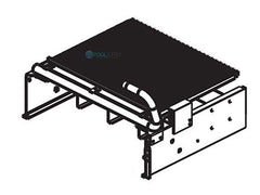 Raypak 010397F Burner Tray without Burners for 336A Model at Sea Level